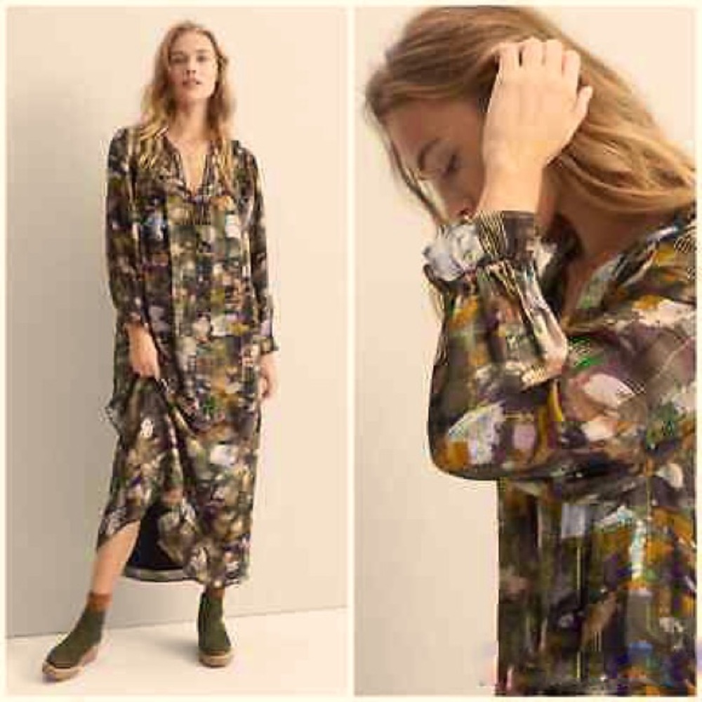 Anthropologie Blair Shimmer Maxi Dress